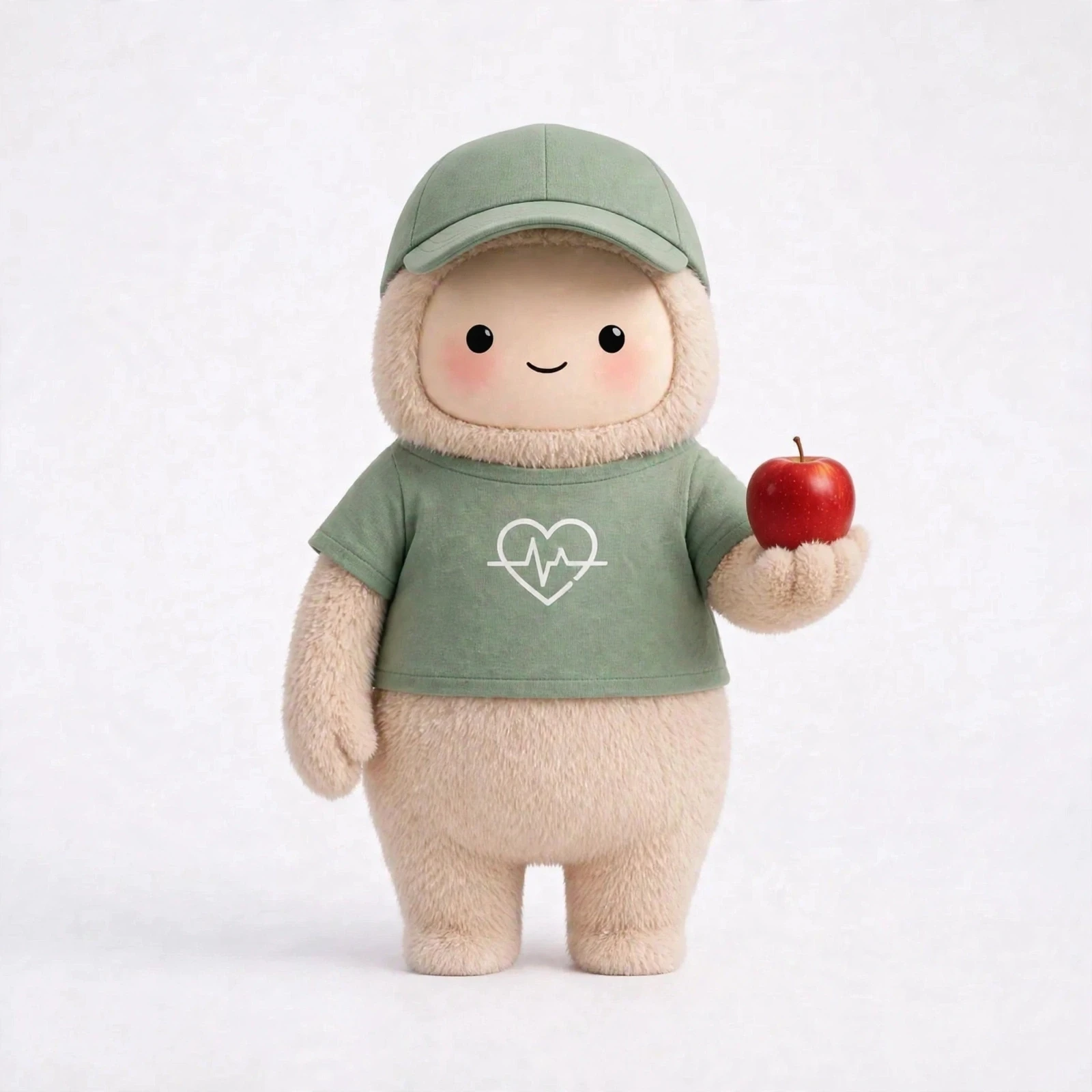 Gentle Health Coach — cream Muse avatar, AI wellness and healthy habits coach agent on MyAgentFace