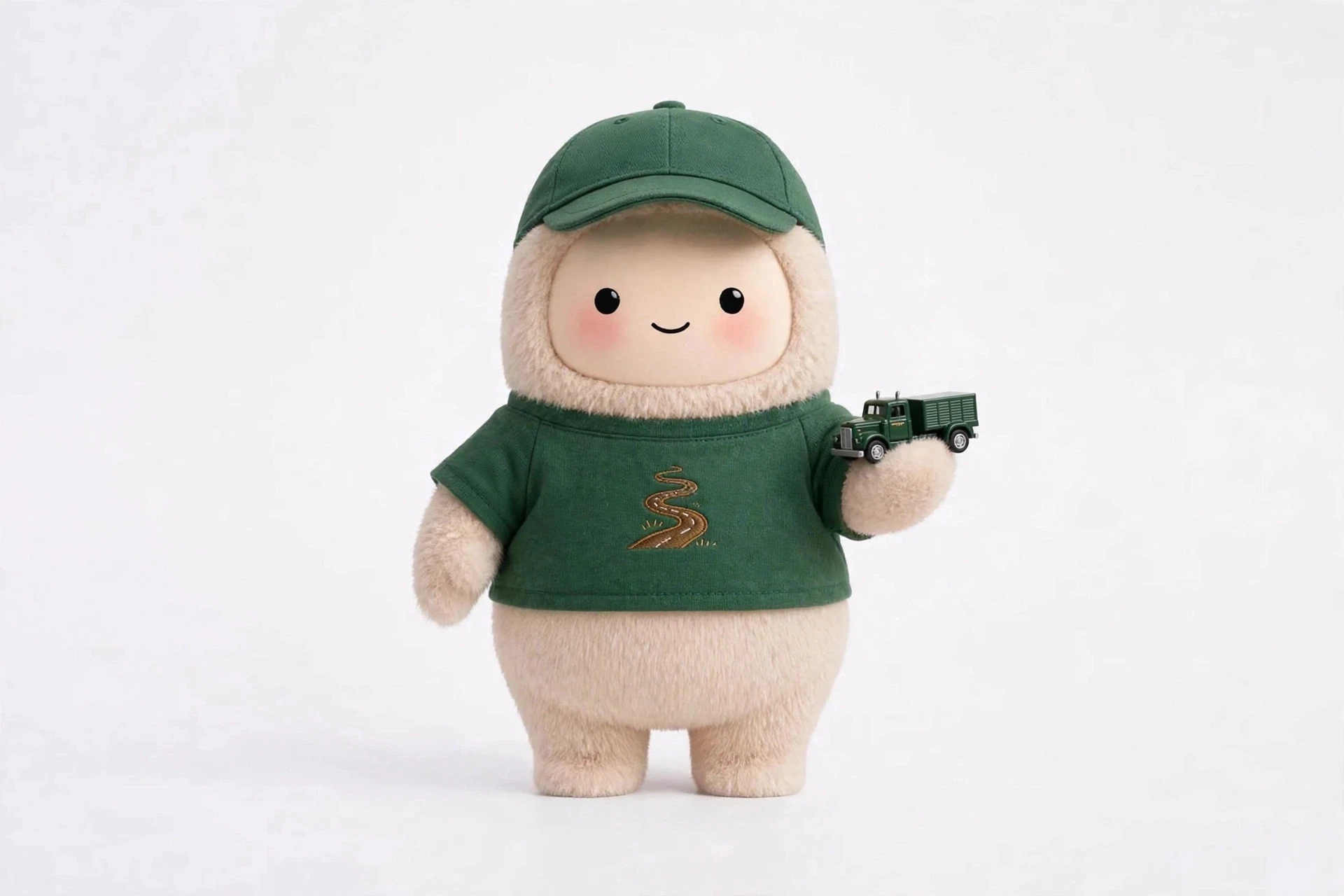 Trucker Money Buddy — cream Muse avatar, AI money buddy for truck drivers on MyAgentFace