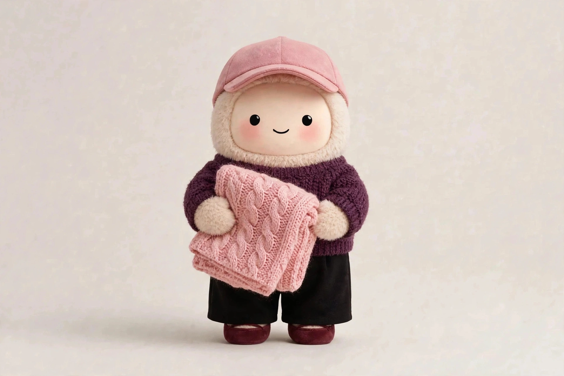 Caregiver Companion wearing Family Update Evening — Warm and tidy for family calls and updates.