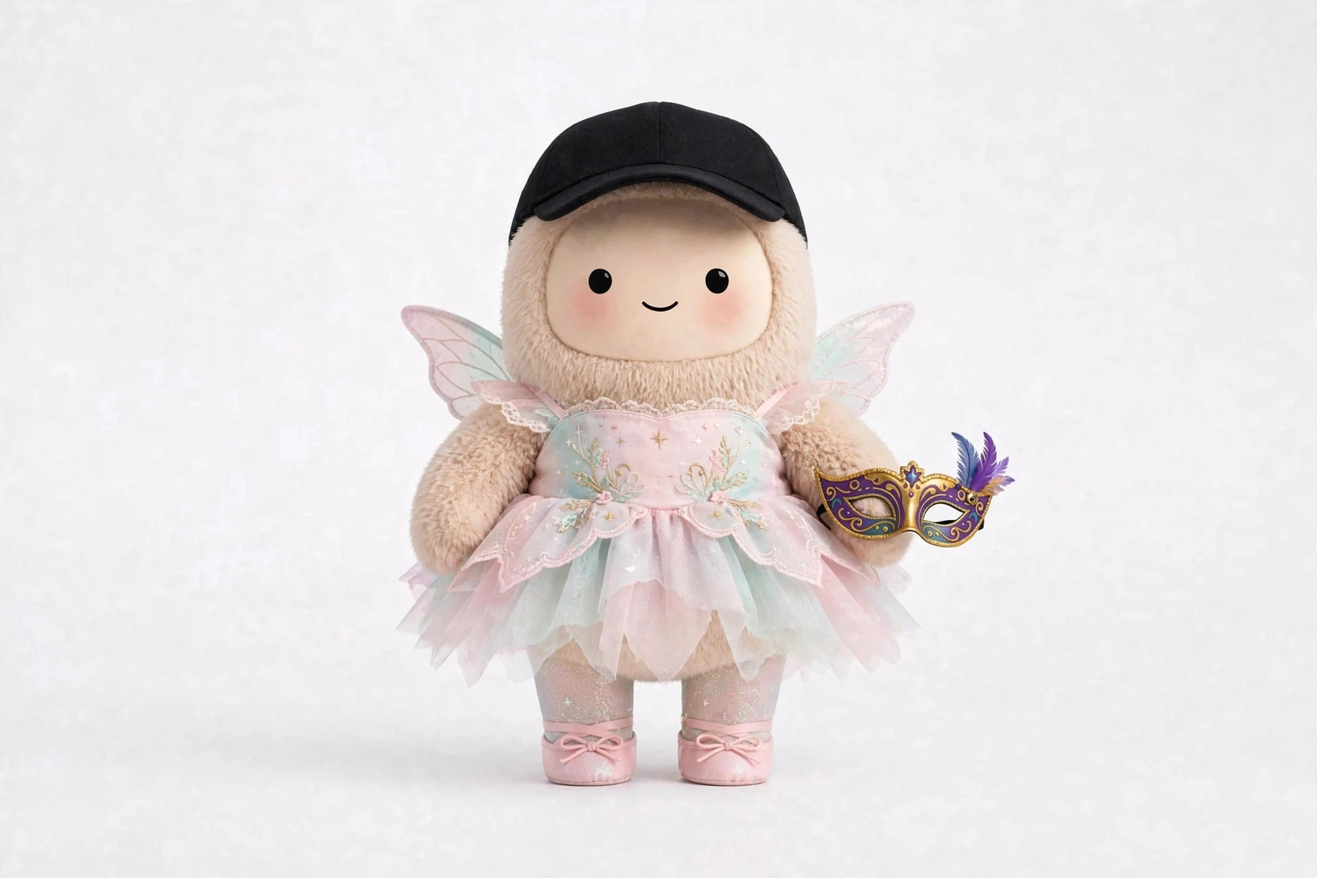 Costume Coach wearing Sweet Fairy Guest — Pastel fairy layers with soft wings for magical parties.