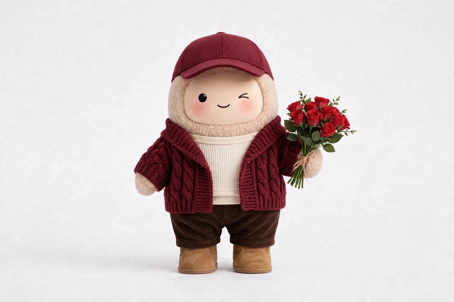 Dating Wingman wearing Cosy Knit Date — Warm and inviting for autumn dates and bookshops.