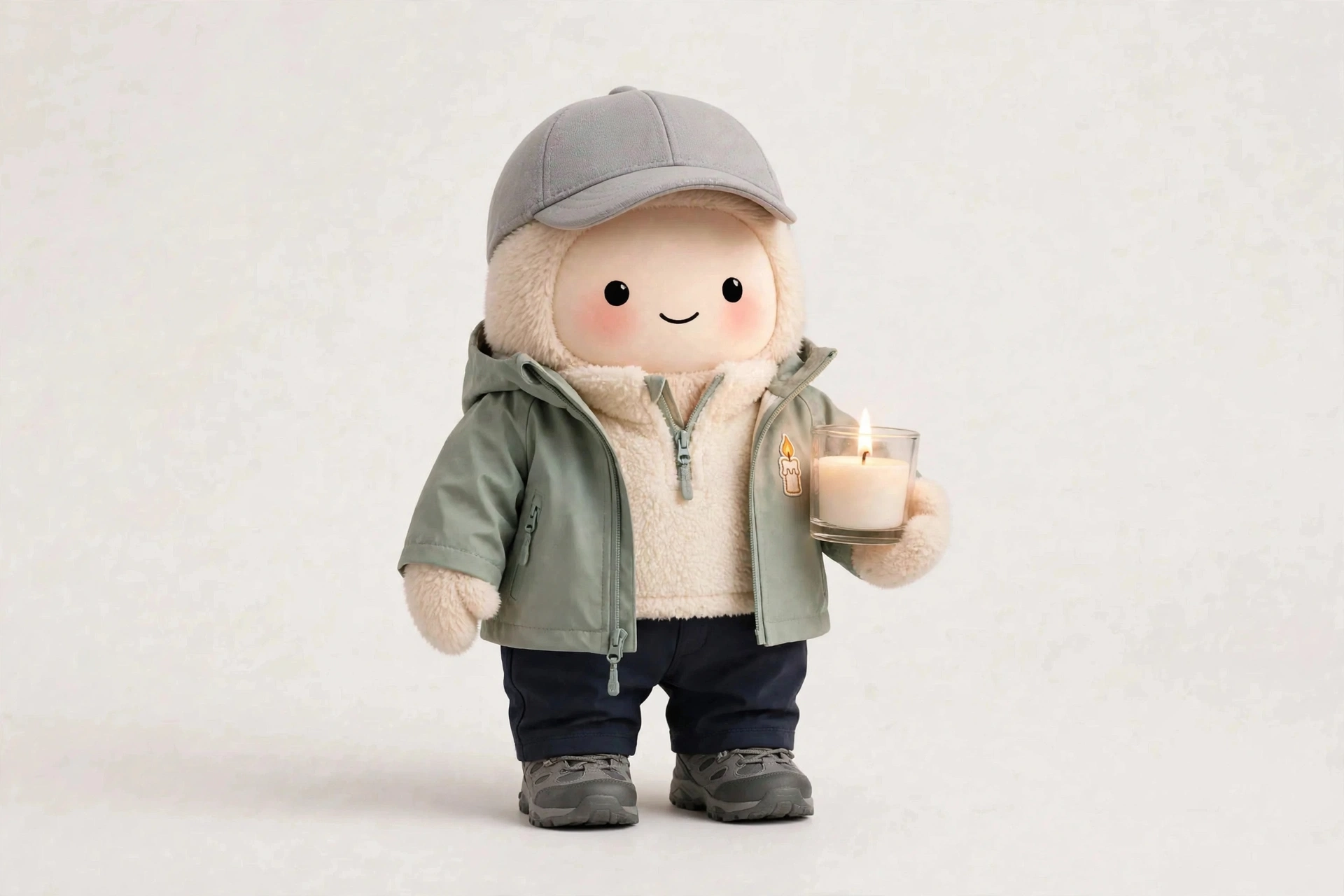 Grief Companion wearing Quiet Walk Layers — Calm layers for a gentle walk and fresh air.