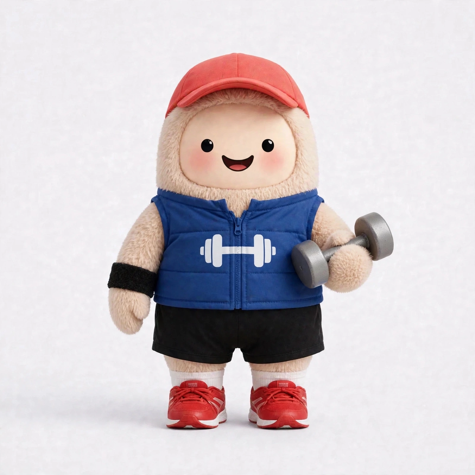 Gym Buddy wearing Classic Gym Kit — Timeless gym kit in bold colours, ready for any session.