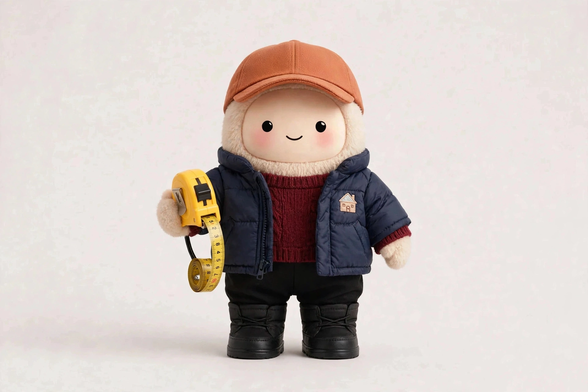 Home Renovation Planner wearing Winter Site Warmth — Warm padded layers for cold building sites.