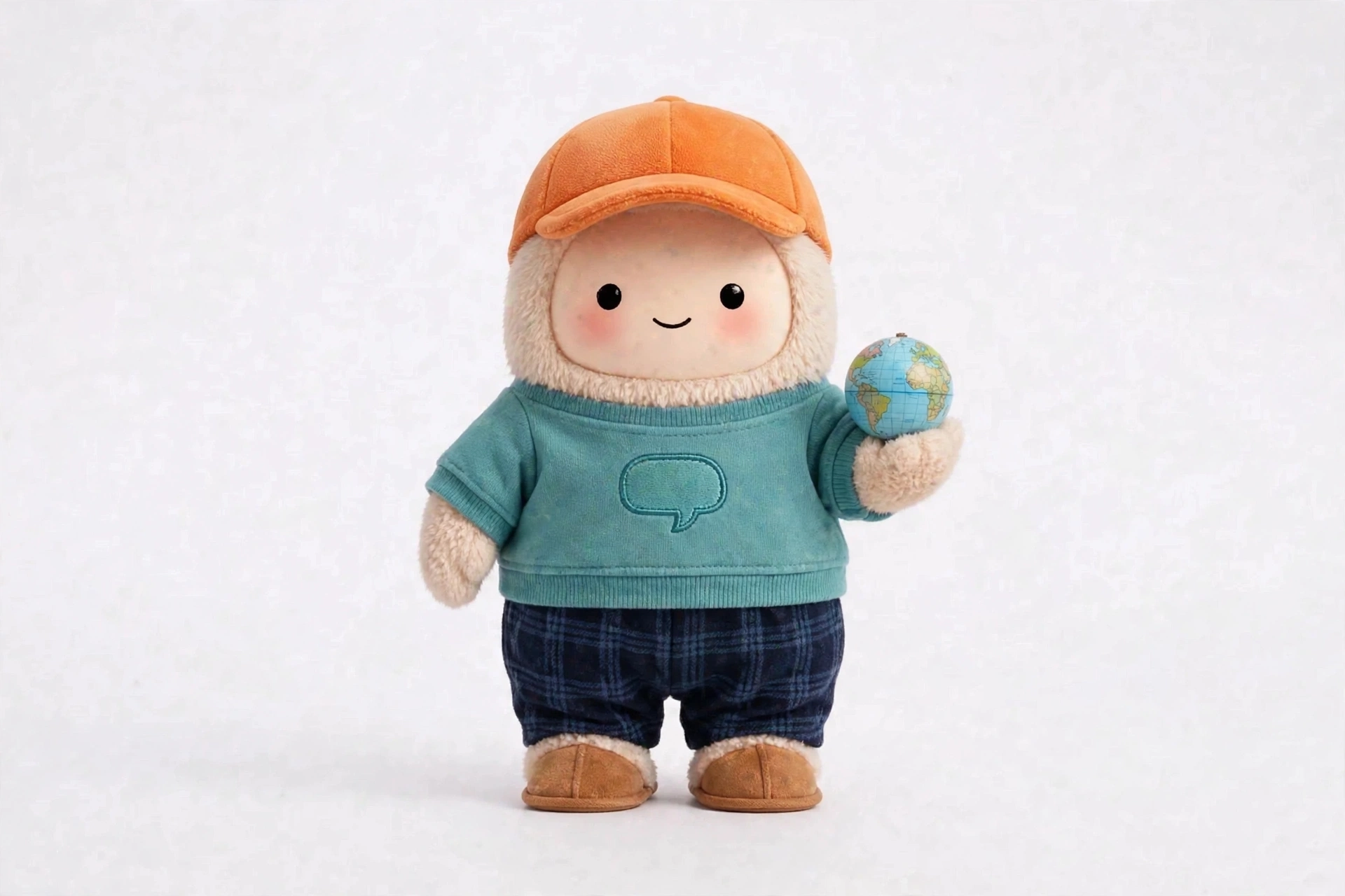 Language Practice Partner wearing Cozy Home Chat — Comfy home layers for a friendly chat from the sofa.