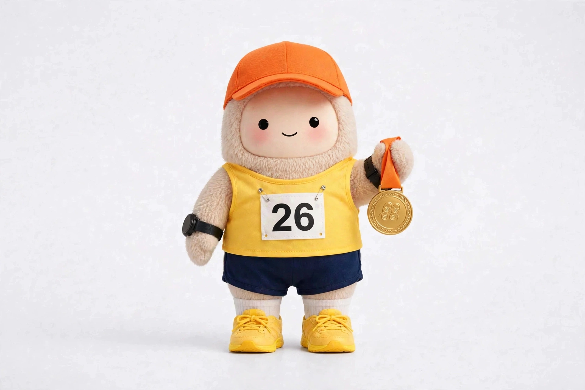Marathon Coach wearing Start Line Kit — Lightweight start-line kit built for race morning.