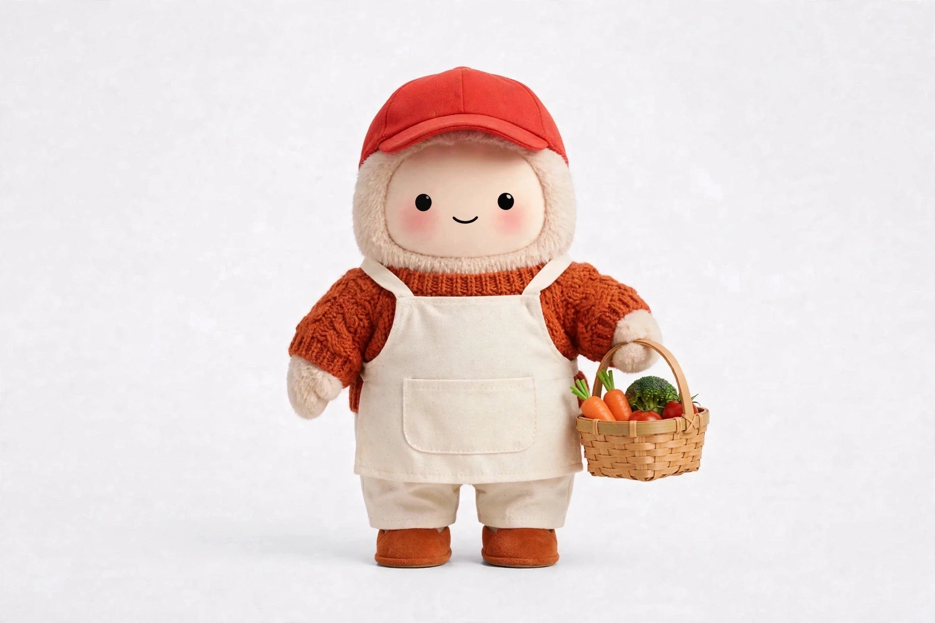 Meal Plan Coach wearing Baking Day Cozy — Cosy baking-day clothes in warm kitchen colours.