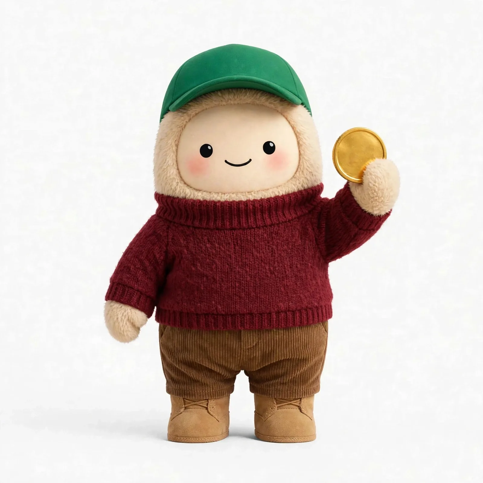 Money Coach wearing Autumn Turtleneck Review — Burgundy and corduroy for cosy autumn reviews.
