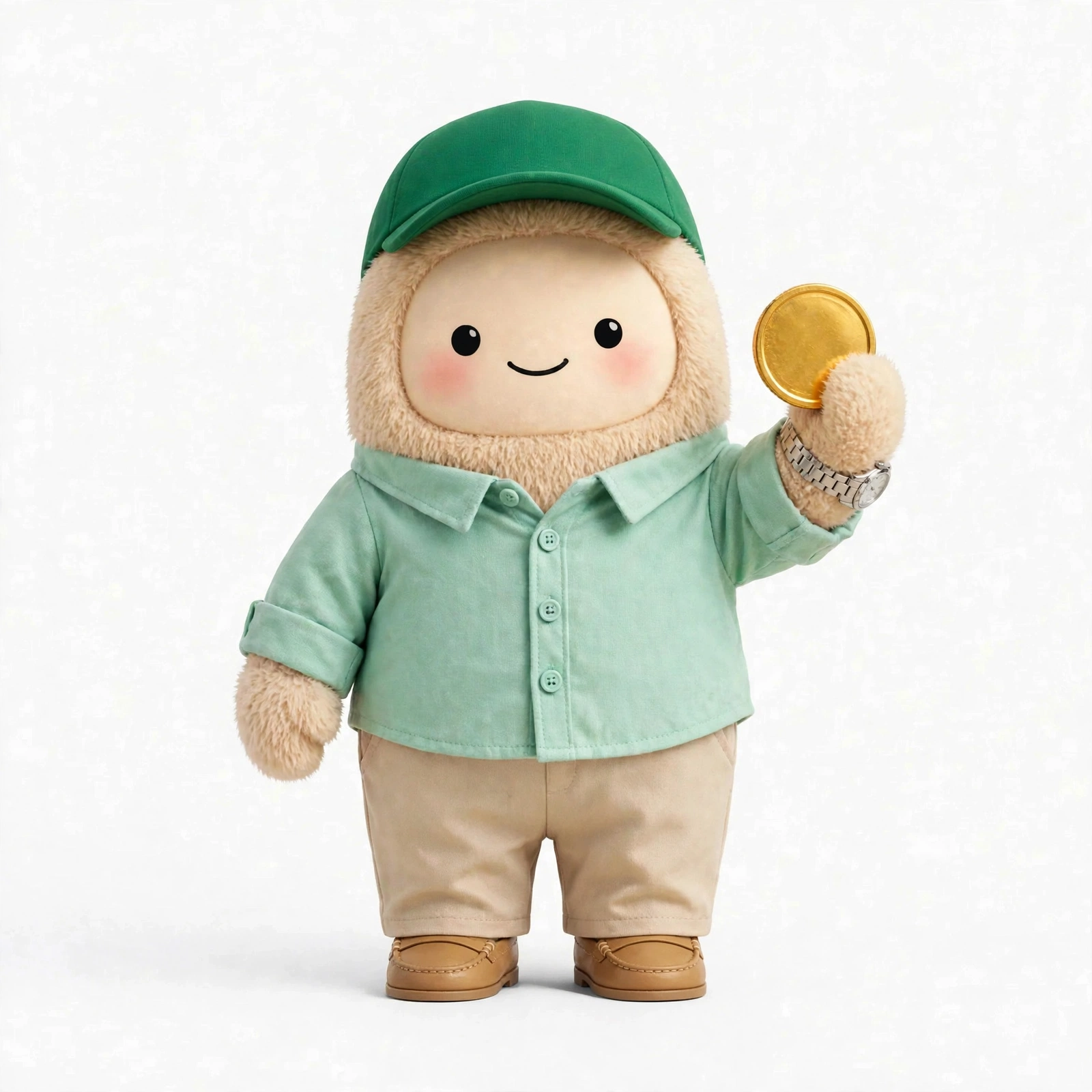Money Coach wearing Spring Fresh Shirt — Light and fresh for a brand-new savings season.