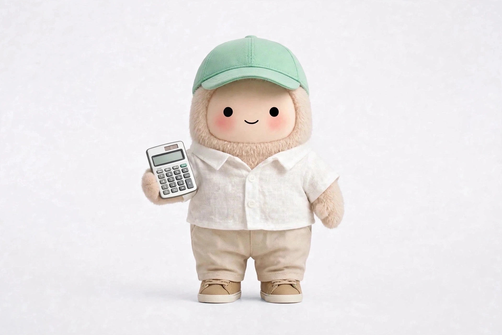 Small Business Bookkeeper wearing Summer Books Light — Light linen ease for summer bookkeeping days.