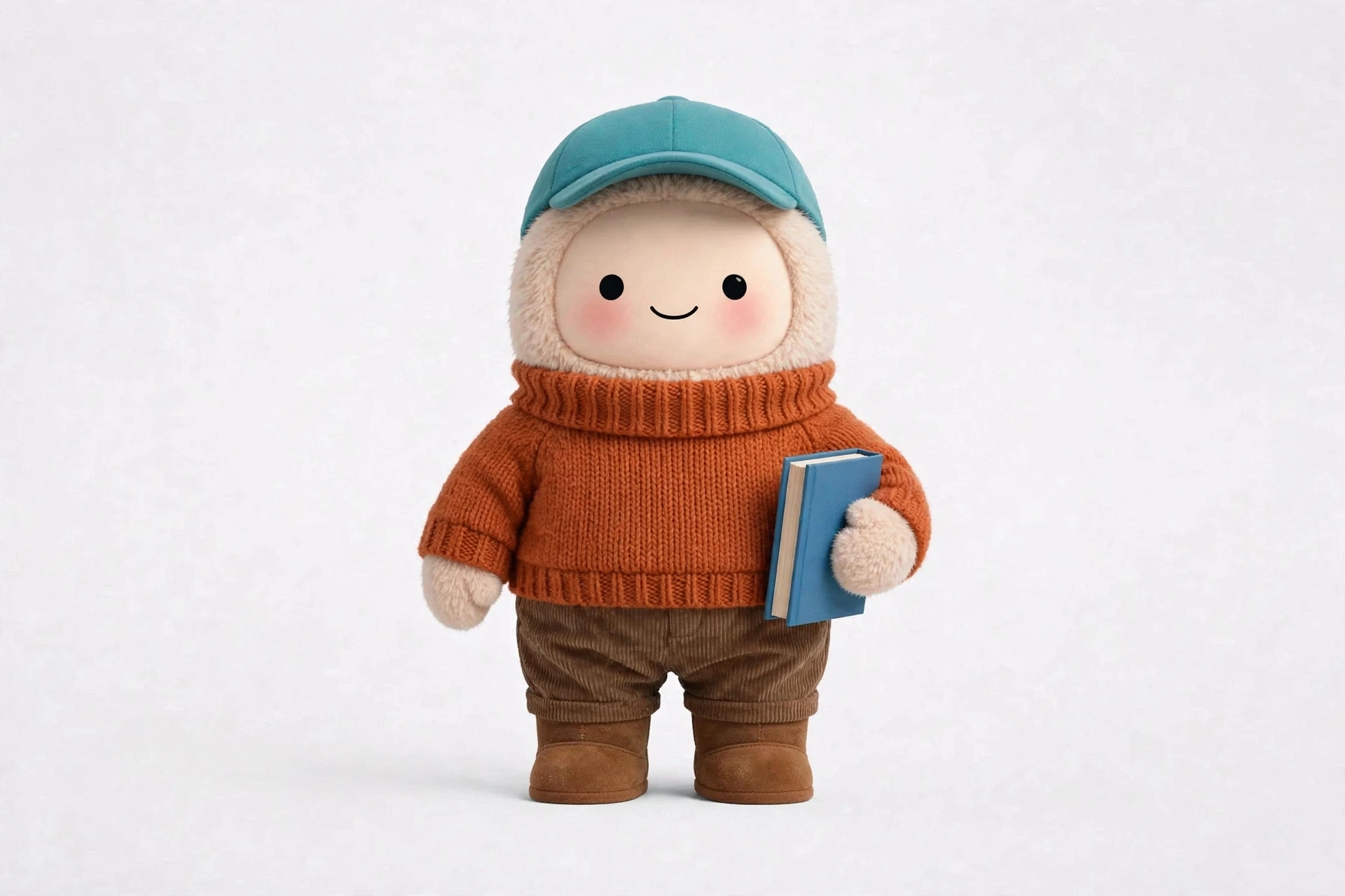 Study Tutor wearing Book Nook Layers — Warm autumn layers for reading through tricky chapters together.