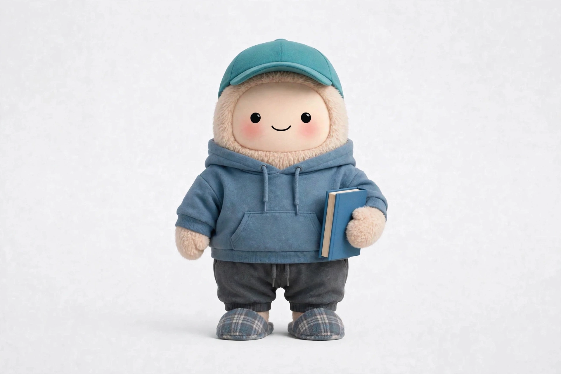 Study Tutor wearing Study Night Comfort — Soft late-night layers for flashcards and gentle quizzes.