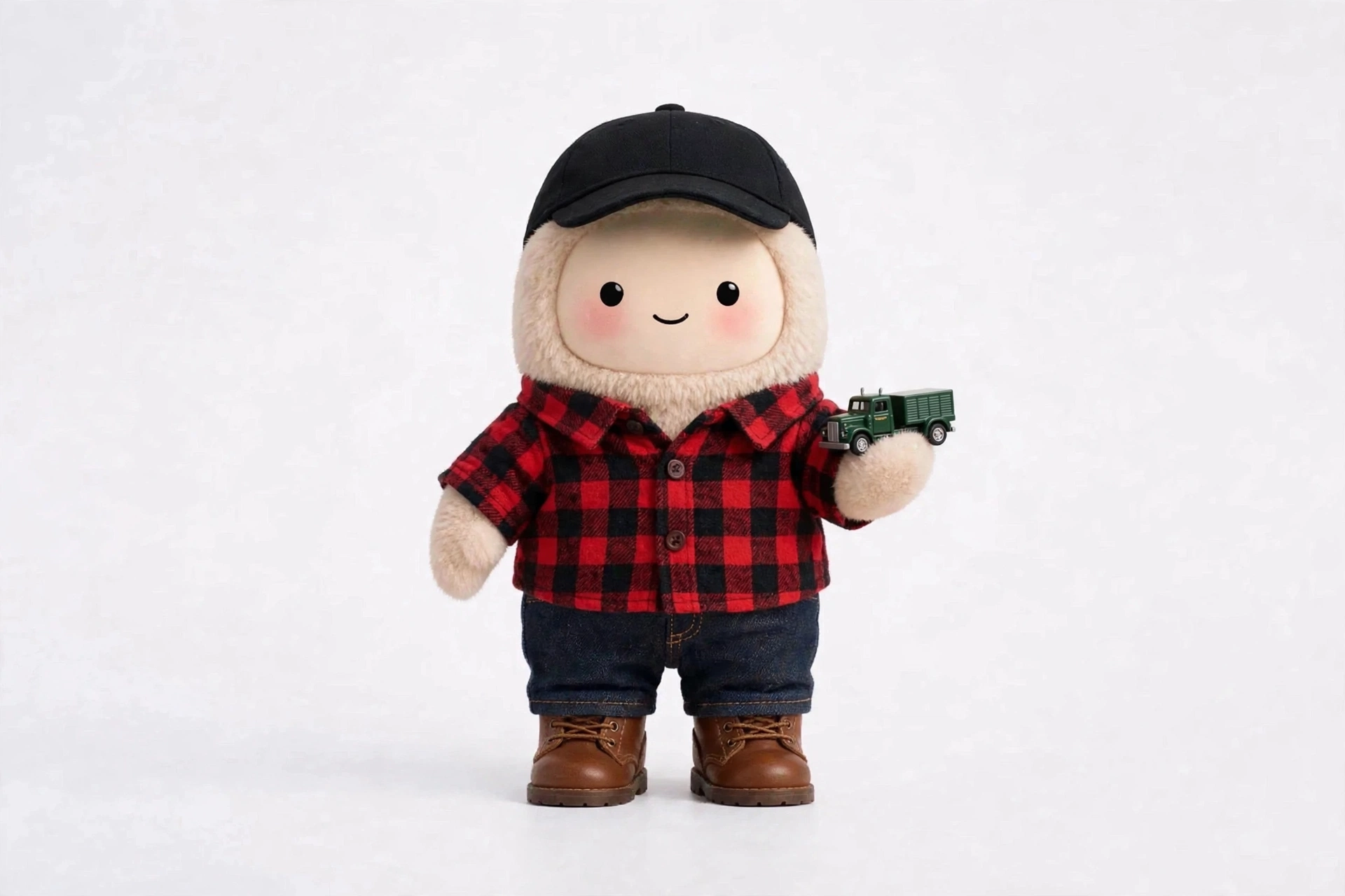 Trucker Money Buddy wearing Cab Casual Classic — Everyday cab comfort for long days on the road.